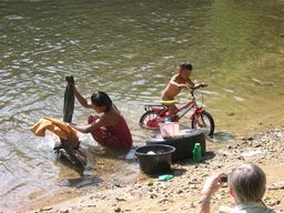 Washday for the locals